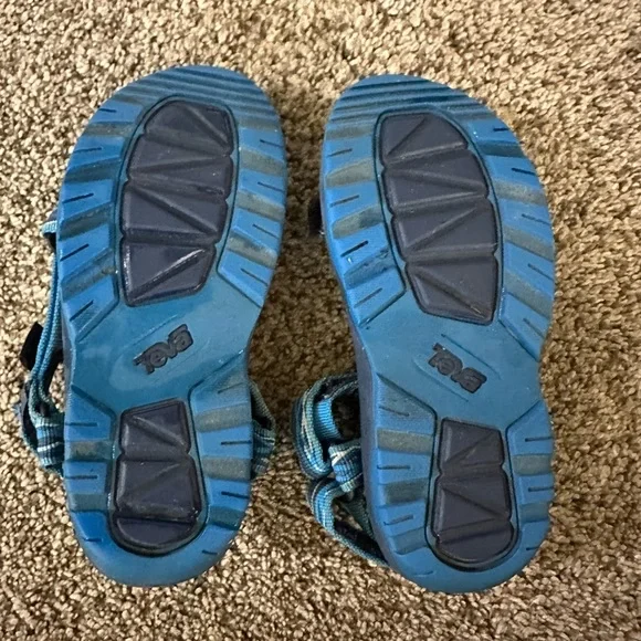 Blue kids teva Patterned Sandals - Picture 3 of 9